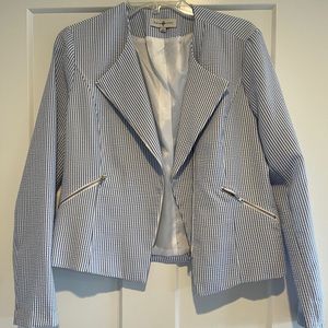 Kate Rosy Blazer in blue and white striped
